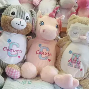 Embroidered teddies